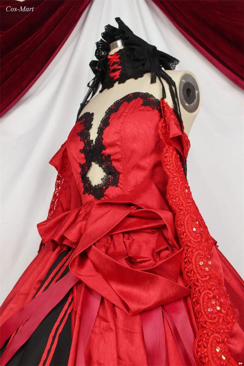 

Game Eternal City Aolu Cosplay Costume Fashion Gorgeous Red Formal Dress Activity Party Role Play Clothing High-End Custom-Make