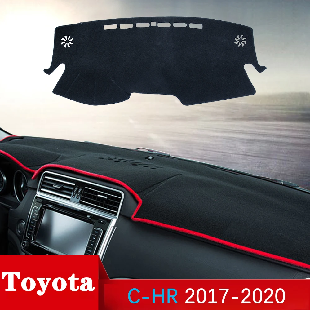 

For Toyota C-HR 2017 2018 2020 CHR C HR Anti-Slip Mat Dashboard Dash Cover Pad Sunshade Dashmat Protect Carpet Car Accessories