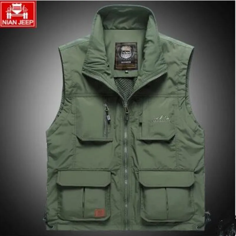 Жилет мужской Тактический с несколькими карманами брендовая безрукавка для