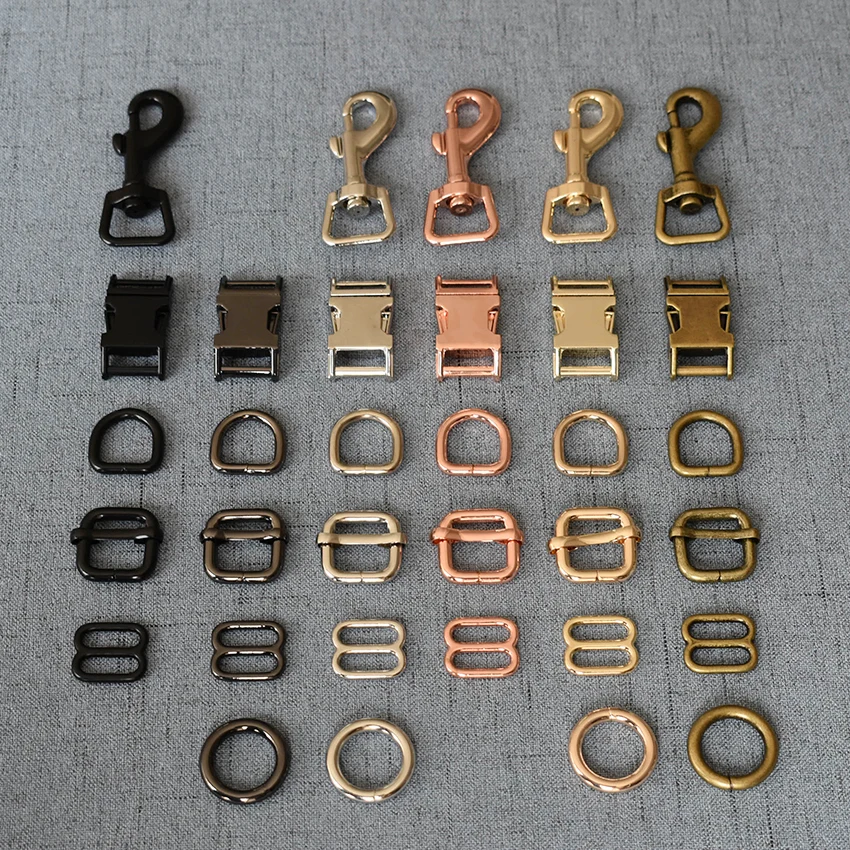 1 Pcs/Lot 15mm Metal Safety Strong Clips Lobster Clasp Dog Leash Carabiner Snap Hook DIY Key Chain Bag C151qb images - 6
