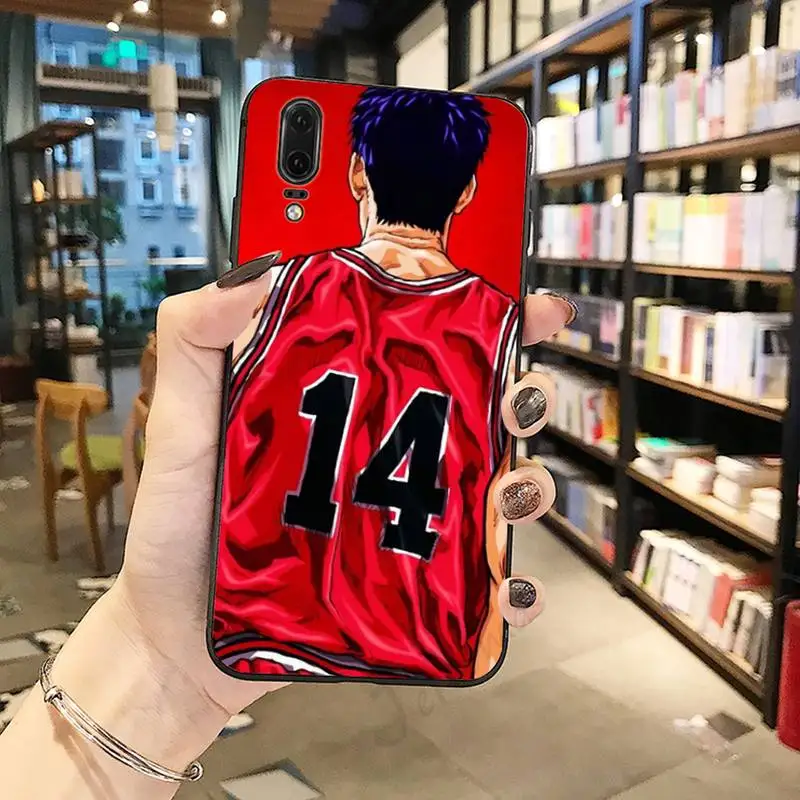 

Anime Slam Dunk Comics Red art Phone Case For Huawei honor Mate P 10 20 30 40 Pro 10i 9 10 20 8 x Lite