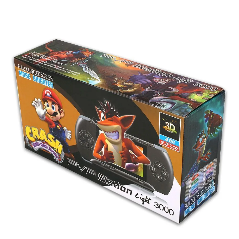 Новый Ручной игровой плеер с режимом PVP 3000 встроенные 89 игр мини консоль для