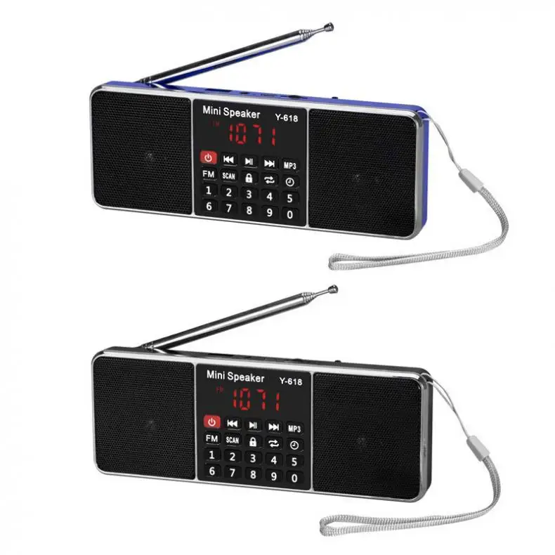 Время выключения Портативный FM радио dab Поддержка USB TF карты телефон музыкальный