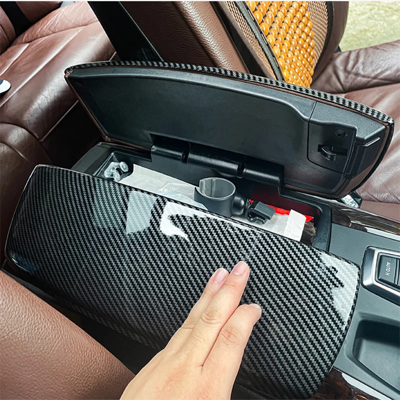 Аксессуары подлокотник из натурального углеродного волокна Защитная Наклейка