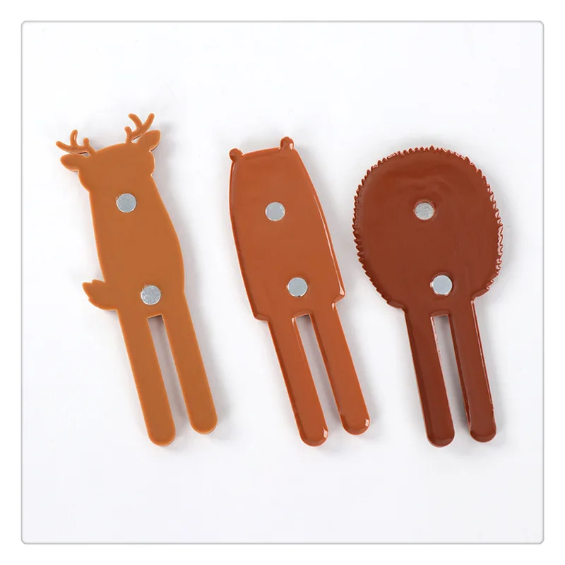 1 шт. Милые Животные Магнитные Крючки съемные декоративные наклейки на