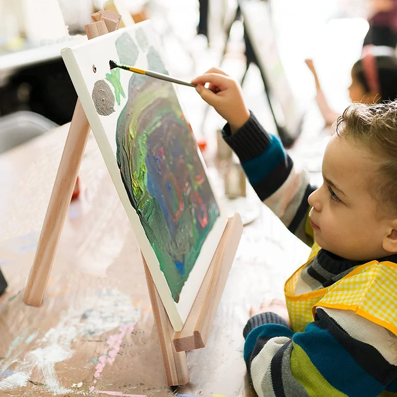 10 шт. деревянные мольберты 9 4 дюйма высокие настольные дисплеи искусство своими