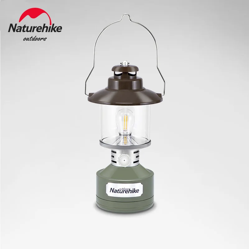 

Naturehike Camping Lantern Portable USB Soft Light Camp Hanging Lamp Camp Equipment Dry or Lithium Battery Bulb for Camping Tent