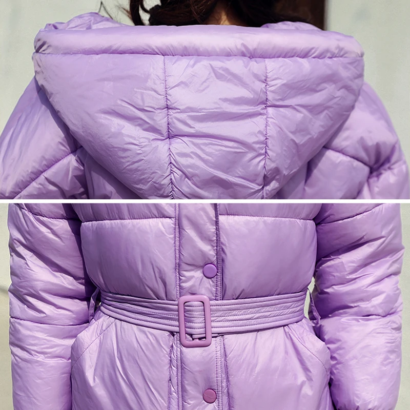 Женское зимнее пальто женские парки облегающая плотная теплая пуховая куртка с