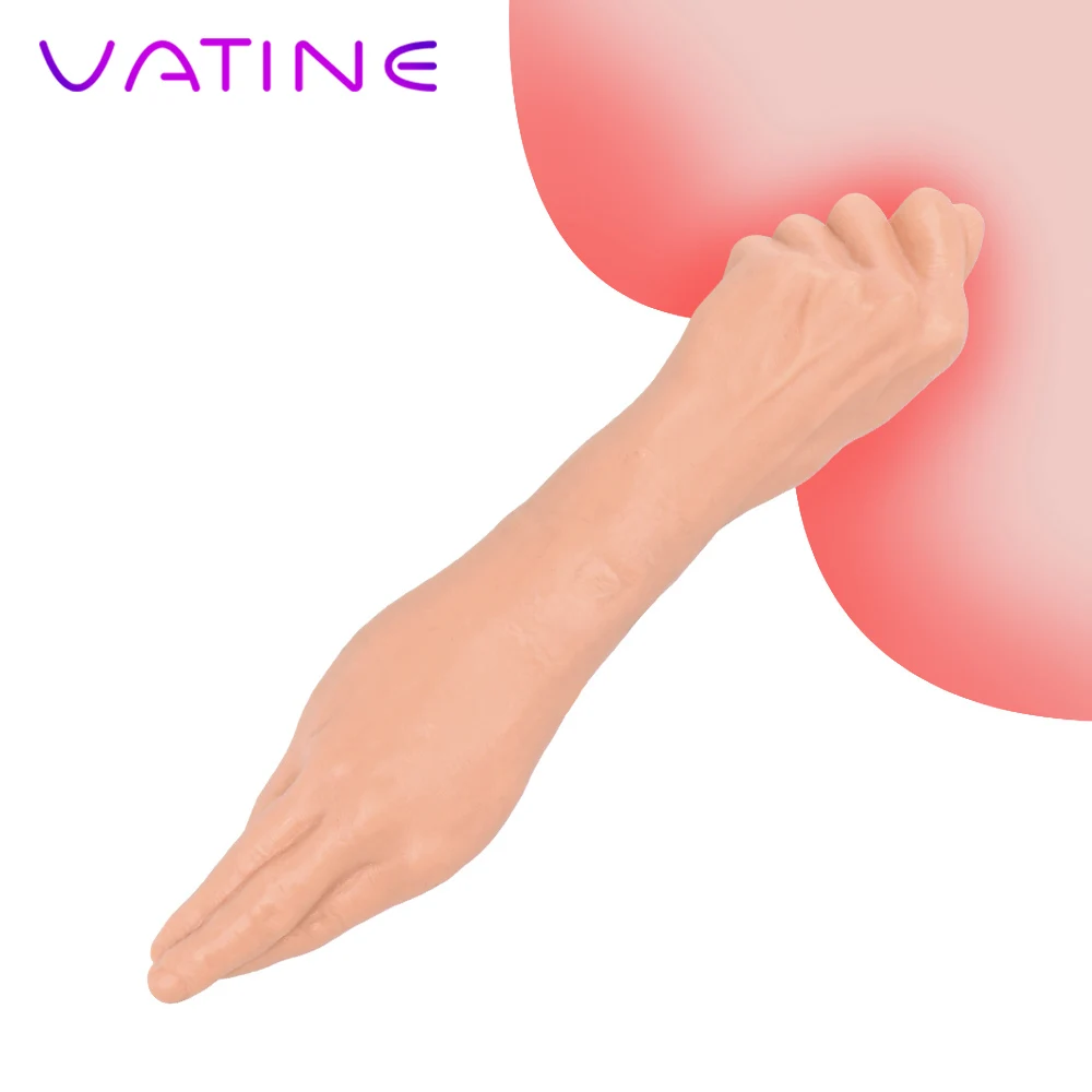 Силиконовая Анальная пробка VATINE для массажа простаты огромный фаллоимитатор