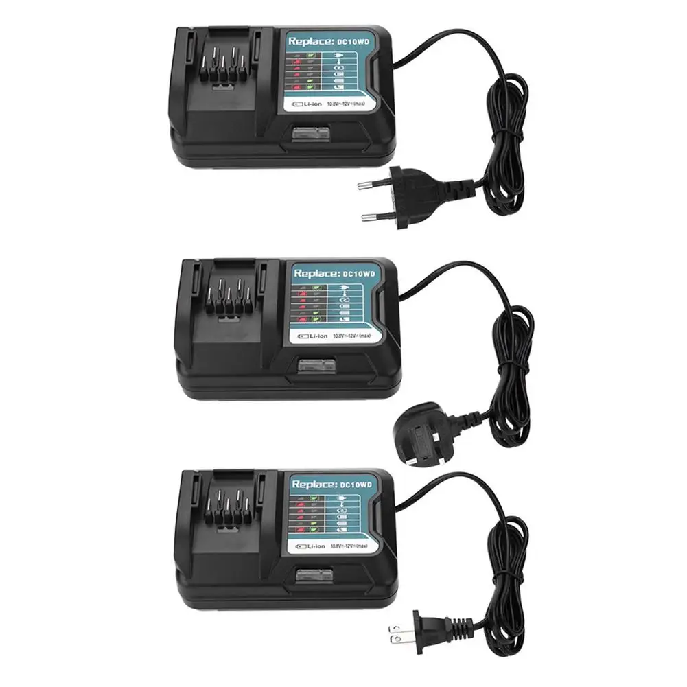 

10X12V Car Battery Charger Rechargeable Lithium Battery Charger Universal Adaptor For Makitass Automatic Charging Motorcycle