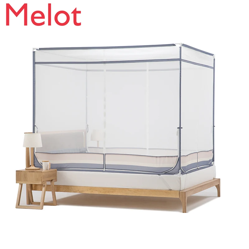 

Противомоскитная сетка, полностью закрытый кронштейн на молнии для детей и младенцев, ультратонкая сетка, утолщенная, для дома 1,5 M