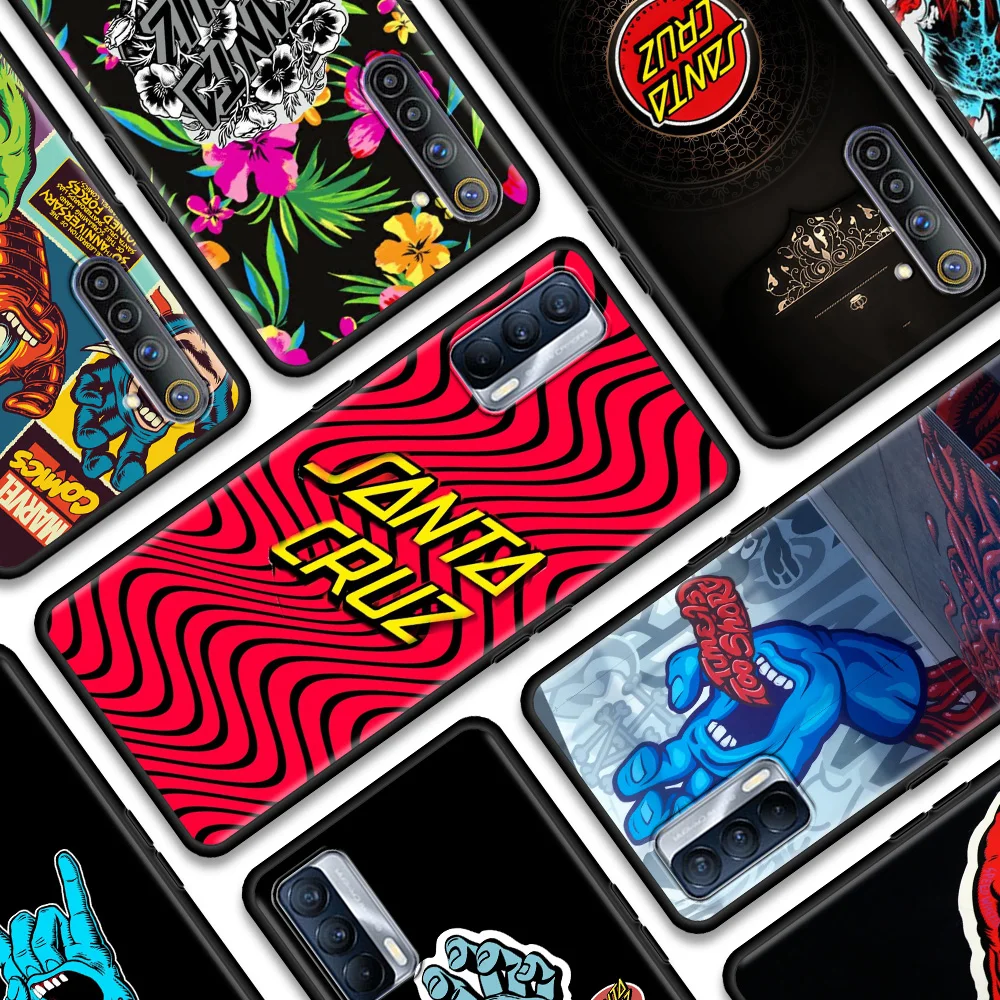

Phone Shell For Realme V15 V13 GT Neo C25 C21 C20 C15 C11 C3 8 7 6 X50 Q2 Pro Q2i Fundas Cover Case Guscio Santa Cruz