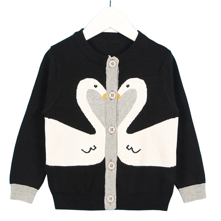 Вязаный свитер с радужной вышивкой для девочек 1 6 лет осенний кардиган мальчиков