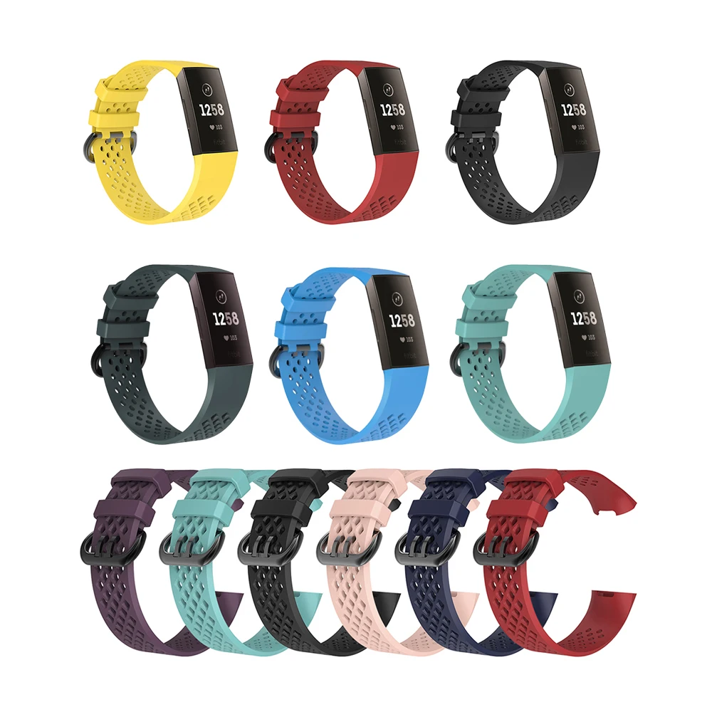 

Силиконовый ремешок для наручных часов для Fitbit Charge 4 Charge4, спортивный ремешок для наручных часов, ремешок для Fitbit Charge 3/3 SE, аксессуары