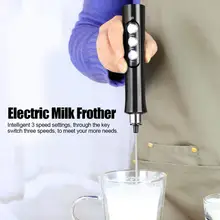 Electric Milk Frother Handheld Automatic Egg Beater Whisk Foam Maker USB Charging Household Kitchen Gadget Spieniacz do Mleka