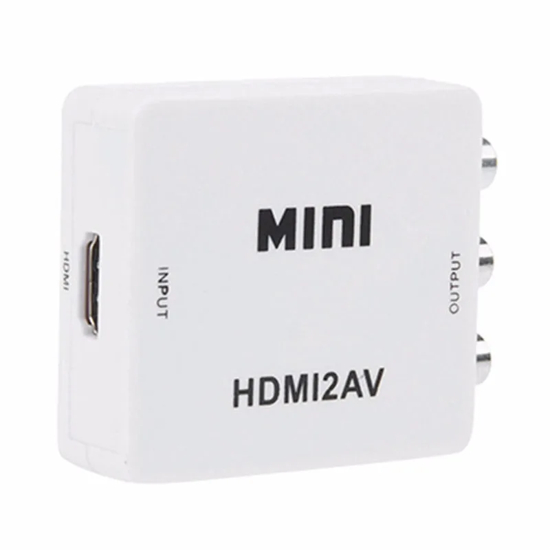 HDMI в Mini композитный адаптер для ps4 xbox ns CVBS RCA AV видео конвертер старый телевизор 1080p