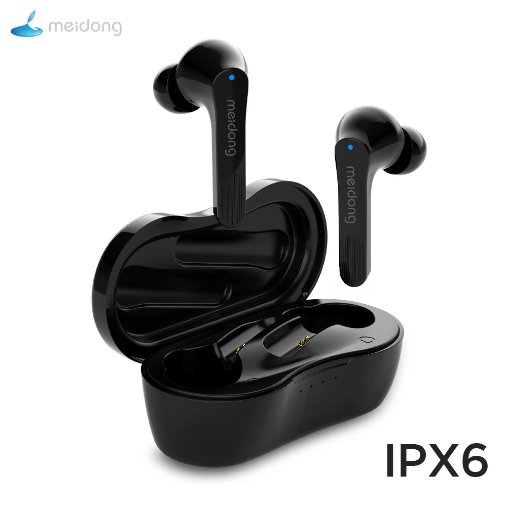 Meidong ky06 bluetooth наушники Беспроводные TWS Спортивные Гарнитура 3D стерео С микрофоном