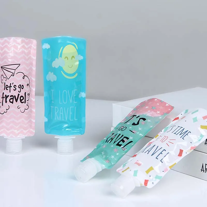 100 мл дозатор для жидкостей сумка макияжа контейнер шампунь многоразовая