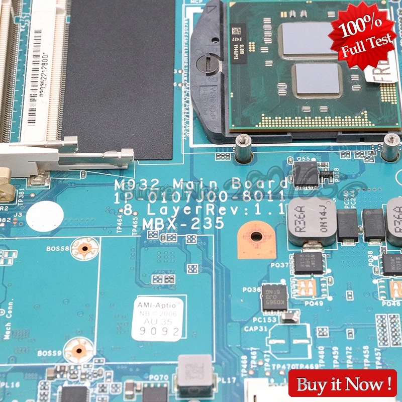 NOKOTION A1796397C M932 основная плата для sony VAIO VPCF1 VPCF MBX-235 1P-0107J00-8011 материнская плата для ноутбука Бесплатный процессор