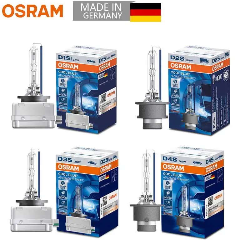 OSRAM D1S D4S D2S D3S ксеноновая фара авто лампа холодный белый HID CBA 66140 66240 66340 66440 35 Вт 12В 6000