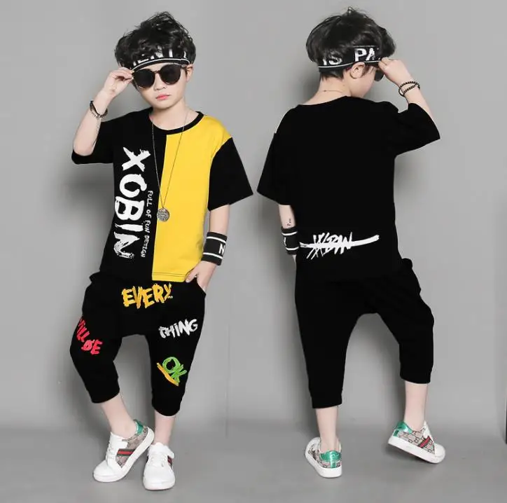 Комплект хлопковой одежды для мальчиков на Возраст 3 14 лет|Комплекты девочек| |