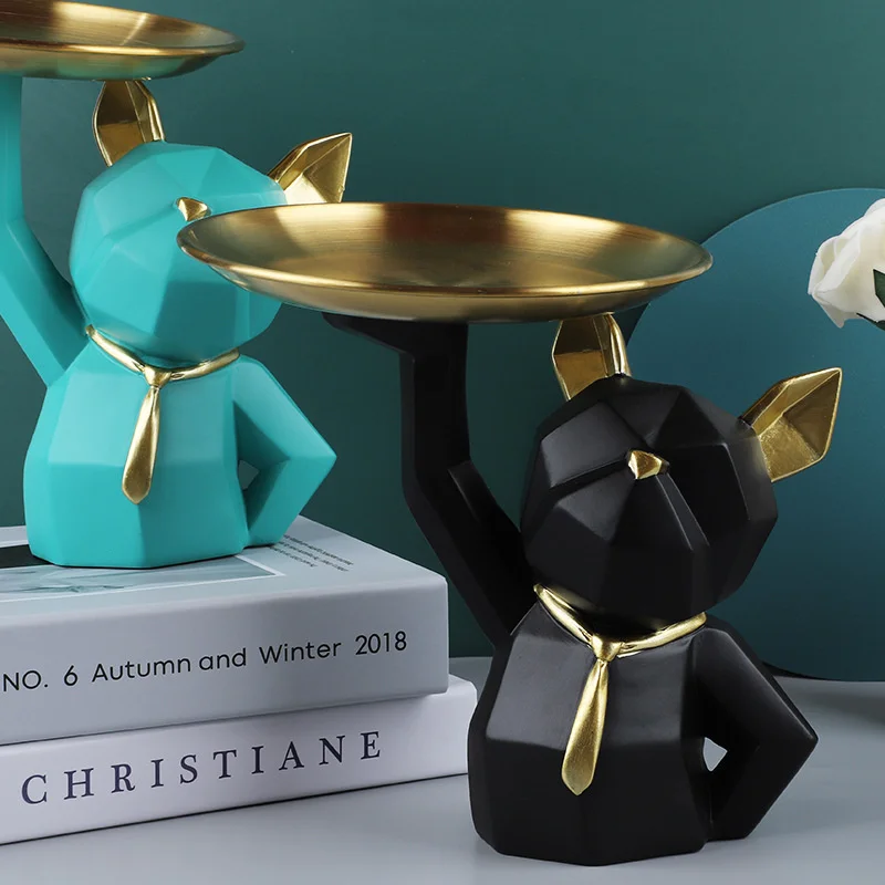 

Nordic Light Luxury Fadou Storage Ornaments Creative Animal Tissue Box Tray Living Room Tea Table Home Decoration Decorative