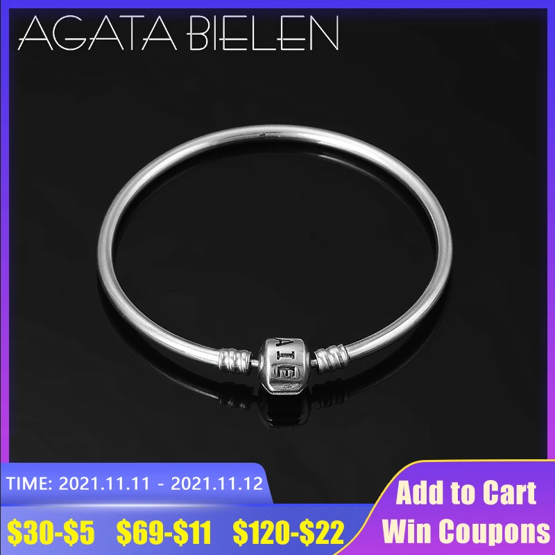 New 925 Sterling Silver fine charm sparkling letter bracelets diy for fashion jewelry womens accessories trendy 2020 | Украшения и