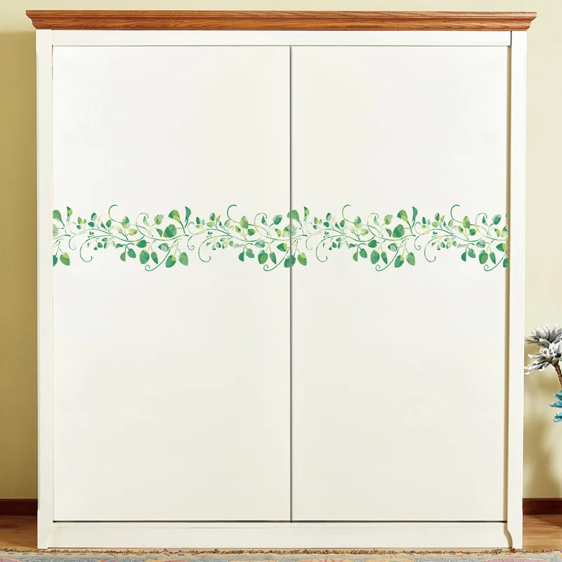 Наклейки для обоев с зелеными цветами | Дом и сад