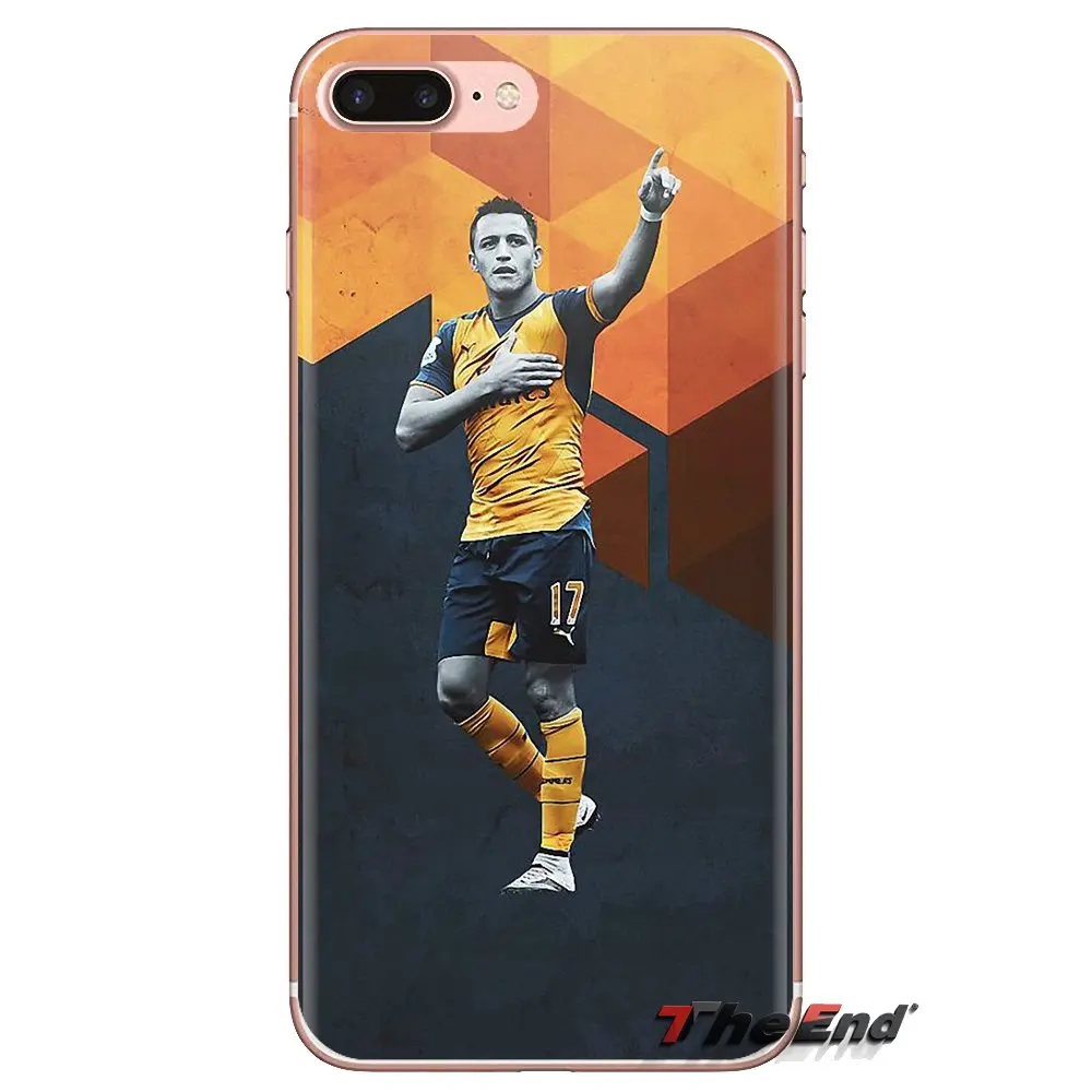 Прозрачный чехол из термополиуретана с Чехлы Алексис Санчез Футбол Star для