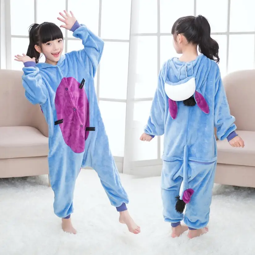 Детские комбинезоны Зимние джемперы с рисунками животных для девочек и