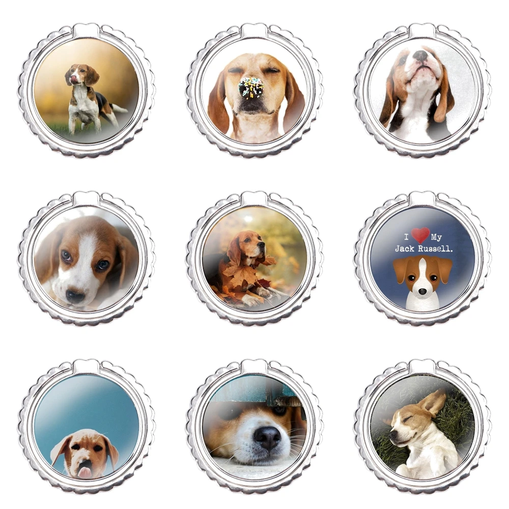 I Love My Beagle dog Cell Phone Ring Holder Finger Stand Kickstand Metal Grip | Mobile Holders &amp Stands