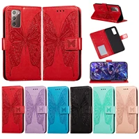 phone case for samsung galaxy note 20 s20 ultra s10 plus a51 a71 a41 a11 a31 a11 a01 a11 m31 a81 a91 leather butterfly flip case