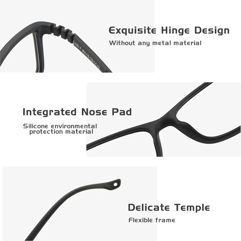 Квадратные детские очки AIMISUV модная силиконовая Гибкая оптическая оправа 2020 для