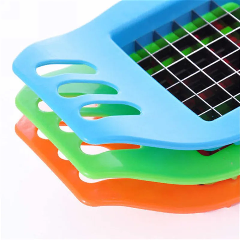 Кухня Творческий Нержавеющая сталь картофеля резак слайсер измельчитель