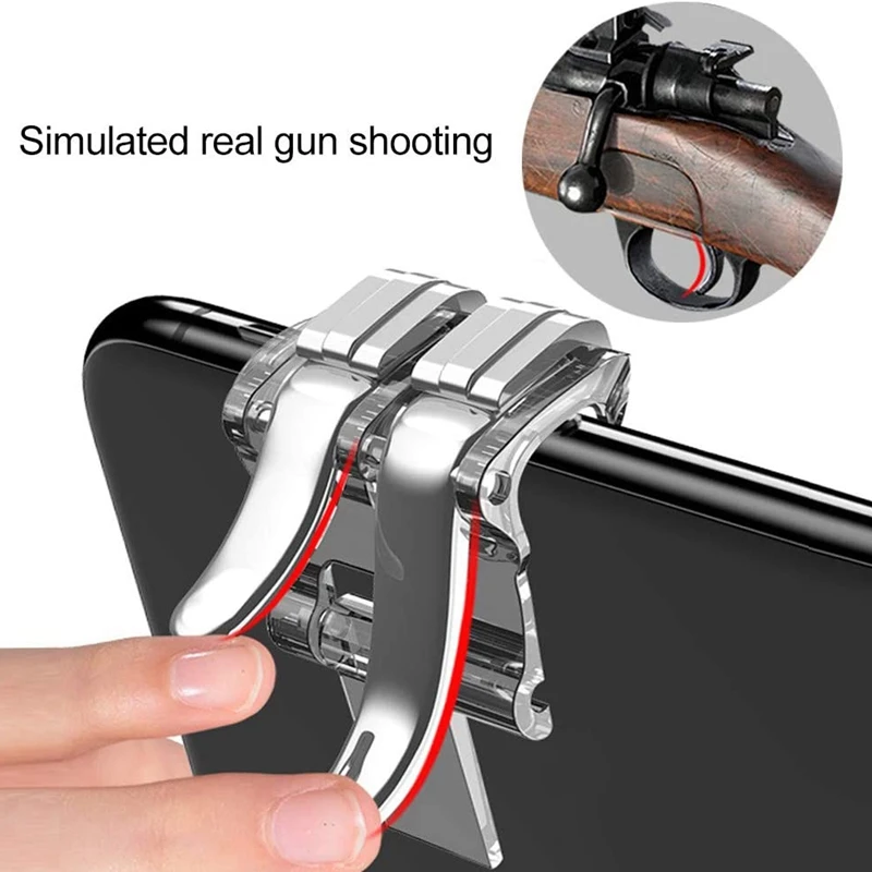 Мобильный игровой контроллер для PUBG геймпад с триггером кнопка прицела L1R1 L2 R2