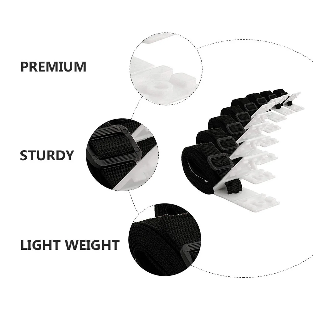 

1 Set of Pool Solar Cover Reel Attachment Cord Plates Adhesive Straps and Tabs