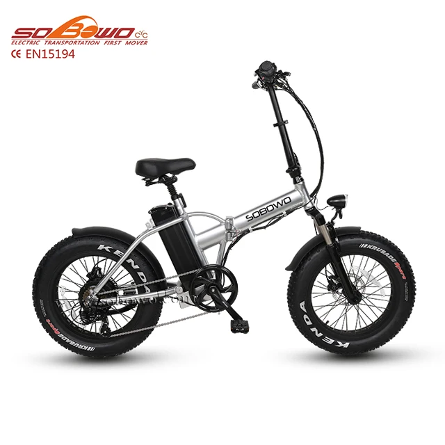 Sobowo SF1 20*4,0 дюймов fat tire алюминиевый сплав складной электрический велосипед