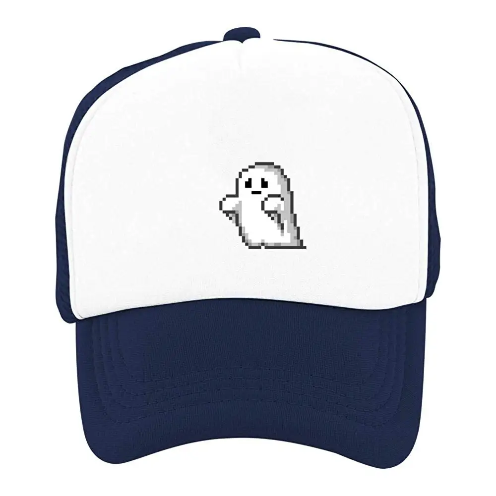 Забавный арт пиксели призрак смешной летний солнцезащитный повседневный