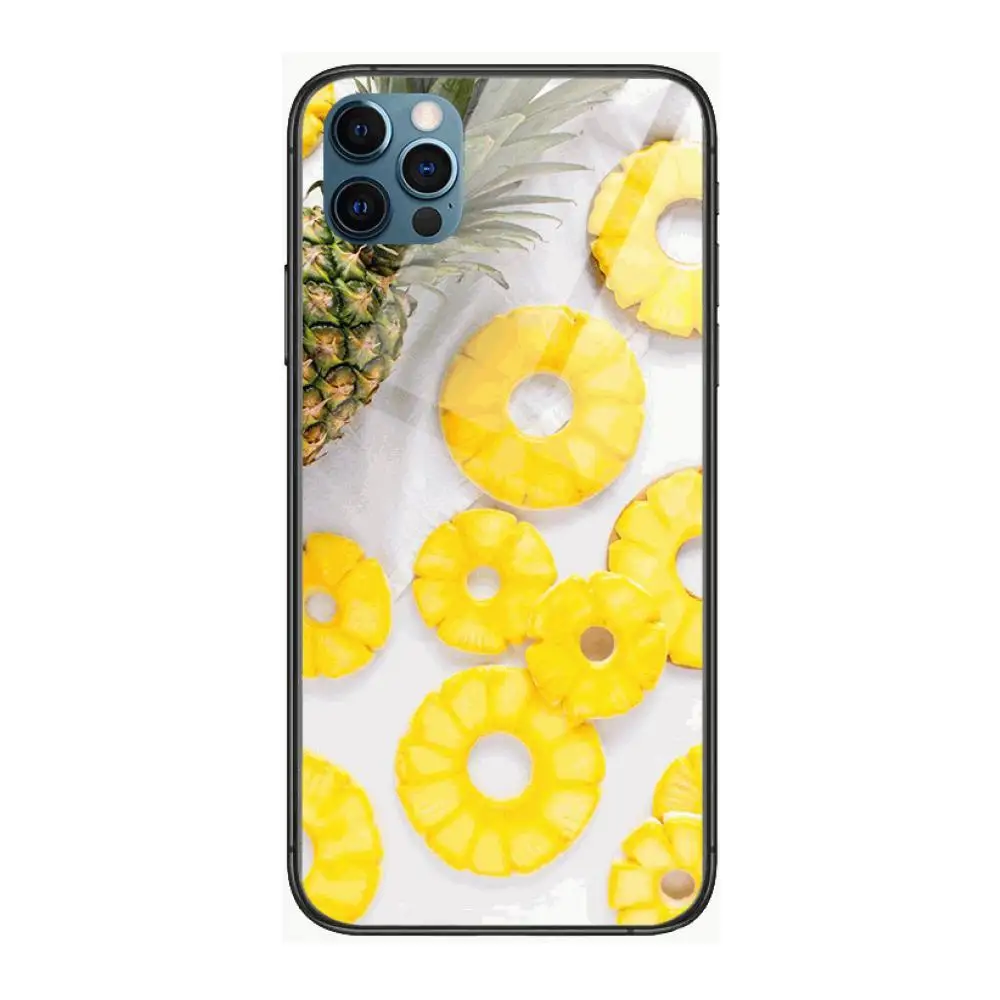 

Fruit pineapple Case Fashion Phone Case cover For OPPO A91 9 83 79 92s 5 F9 A7X Reno2 Realme6pro 5 black tpu cell cover