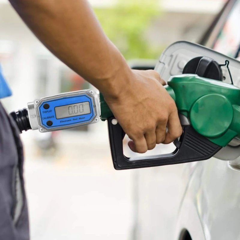 

T8NA 1 Digital Turbine Flow Meter,Gas Oil Fuel Flowmeter,Pump Flow Meter