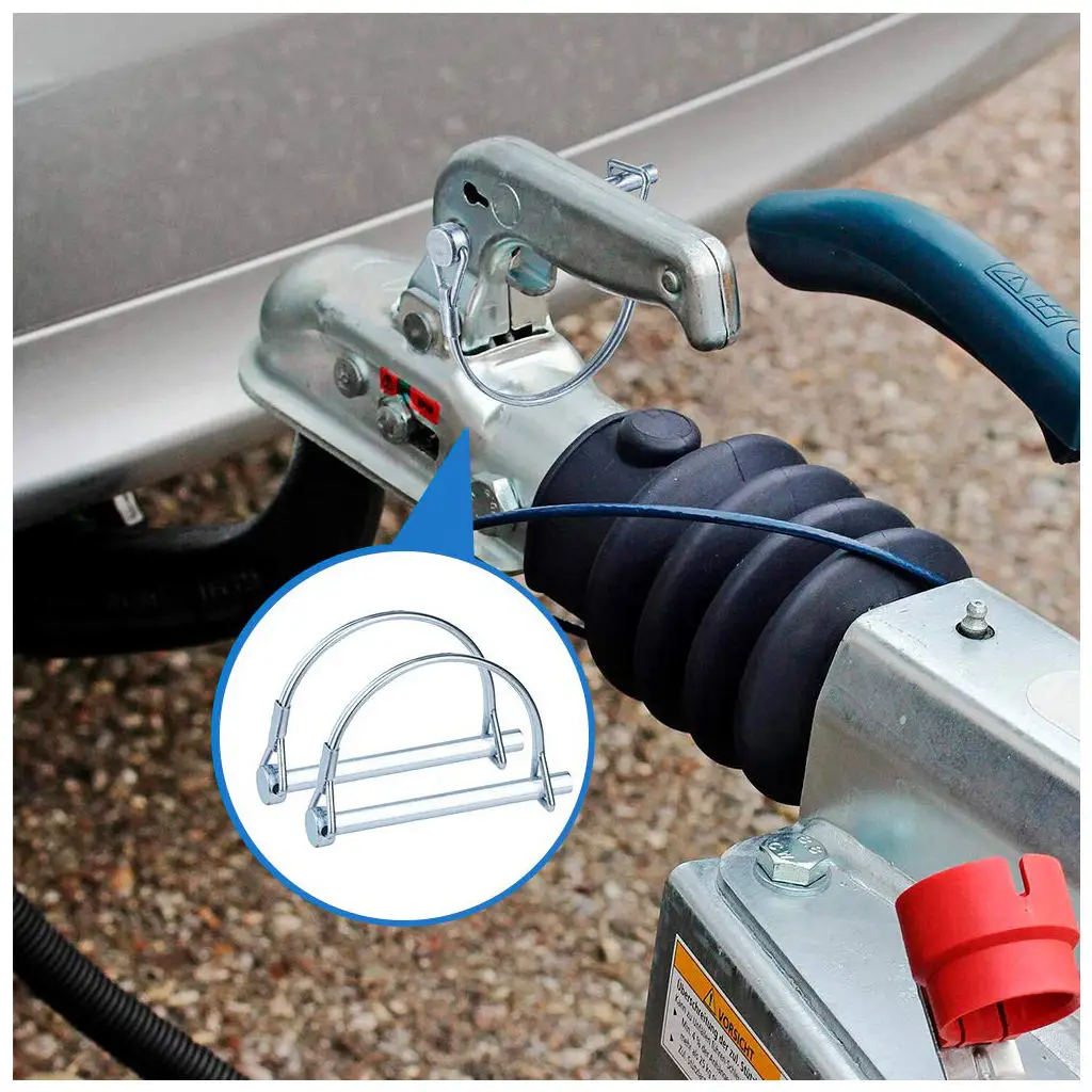 

Heavy Duty Trailer Coupler Safety Pin 5/16-Inch 8mm Diameter x 2 3/4-Inch 70mm Long