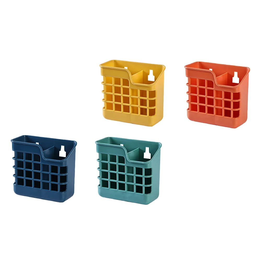 

4pcs Practical Chopstick Racks Wall-mounted Chopstick Storage Baskets (Assorted Color)