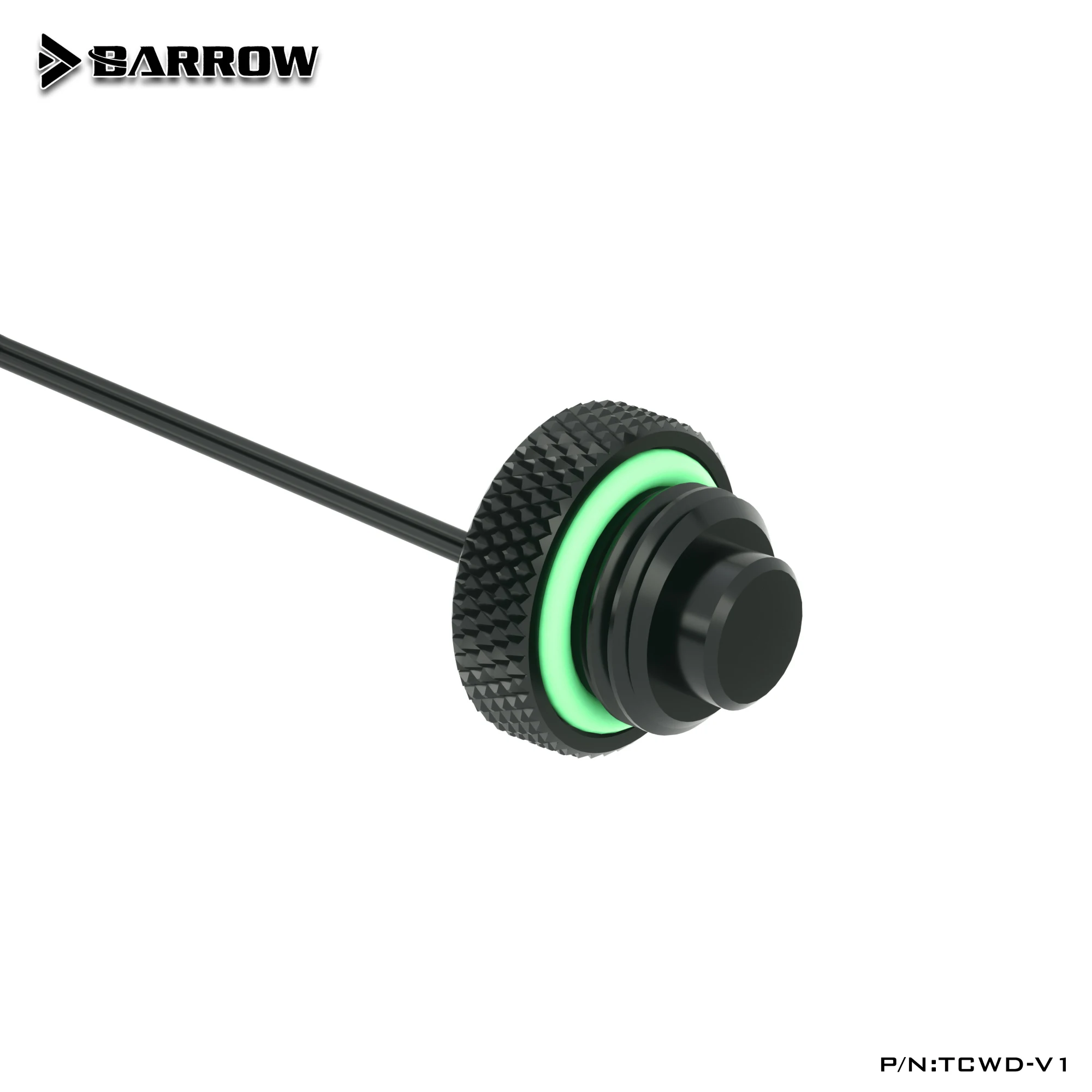 BARROW G1/4 10K черно серебристая термостойкая водяная заглушка для водяного