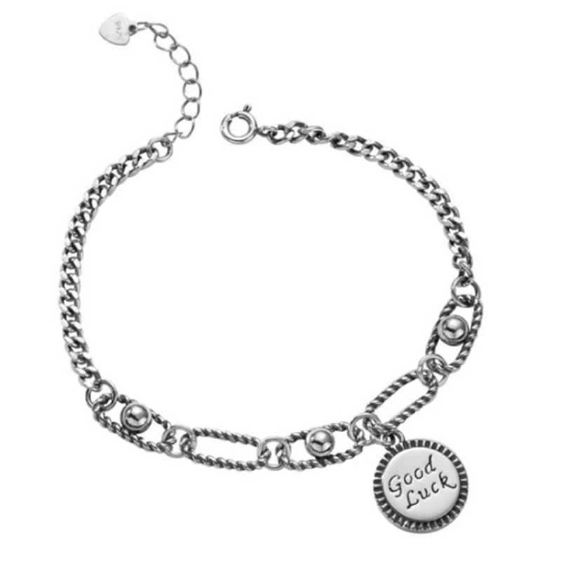 Женский винтажный браслет с буквами в стиле панк браслеты для тенниса подвески