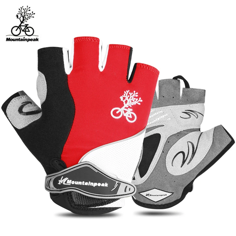 

Bicycle gloves half finger sports gloves men and women summer fitness fishing non-slip gloves MTB breathable half finger gloves