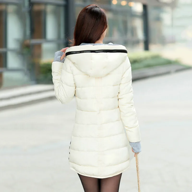 2018 Winter Jacket Women Plus Size Womens Jackets And Coats Female Cotton Padded Long Parka Korean Hooded Chaqueta Muje\[]\//