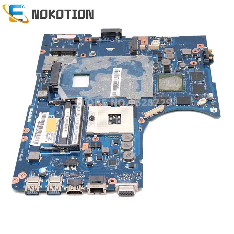 NOKOTION для lenovo Ideapad Y580 Материнская плата ноутбука QIWY4 LA-8002P HM76 PGA989 DDR3 GTX660M графика -