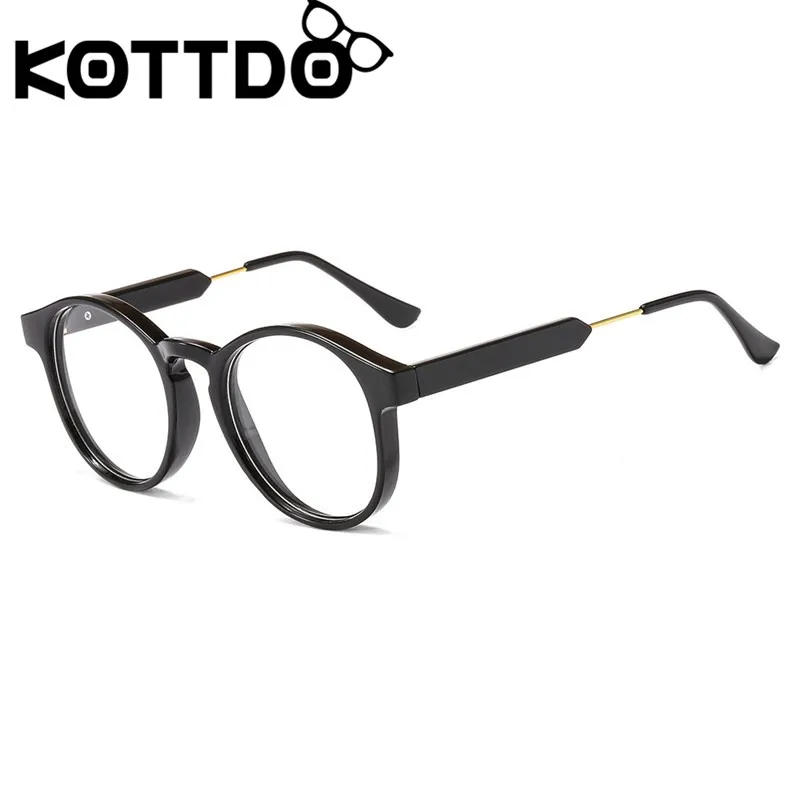 KOTTDO, классические круглые оправы для очков для мужчин, винтажные прозрачные оправы для очков для женщин, очки для близорукости