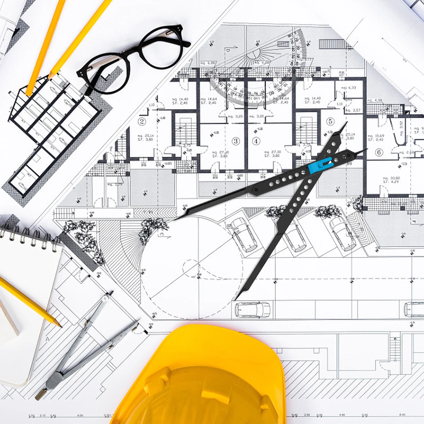 10-дюймовый пропорциональный разделитель шкалы инструмент для рисования