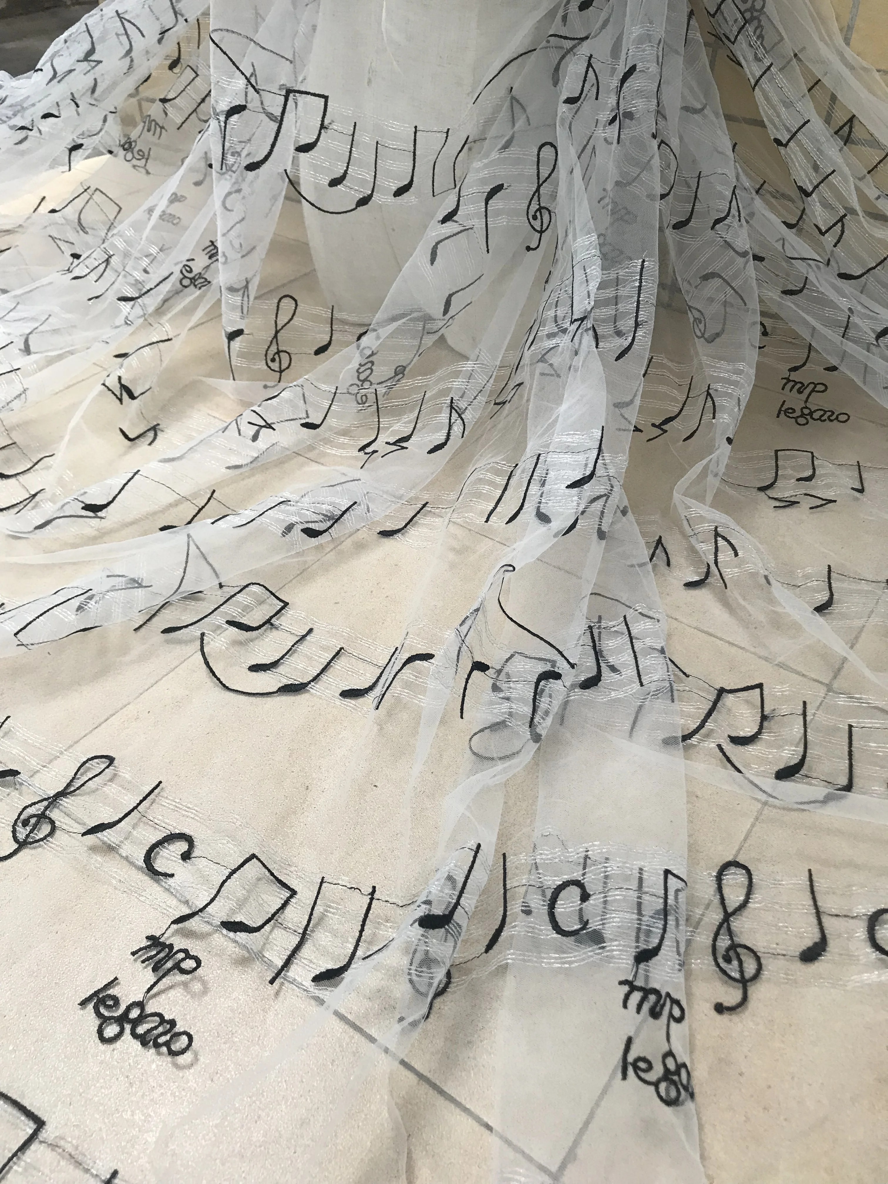 French Lace Fabric Wedding High Quality African Tulle 5Yard J-20984 Embroidered fabric | Дом и сад